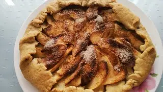 👍☝️ГАЛЕТА С ЯБЛОКАМИ 🍏🍎САМЫЙ БЮДЖЕТНЫЙ ДЕСЕРТ👍🤤😋 APPLE GALETTE