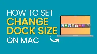 How to Change Size and Maginification of Dock on Mac