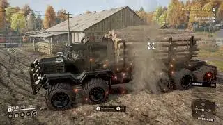 Snowrunner medium log glitch.(endless logs).