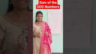 SUM OF ODd Numbers Speed maths For Banks | SBI PO #viralmaths #viral #shorts #trendingshorts