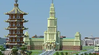 Soviet Temple - City Build Timelapse