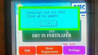 How to update incorrect ssl crt file in Visiontek Gl 11 #dbt #visiontek #incorrect #ssl #crt #file
