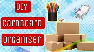 AWESOME CARDBOARD CRAFTS || Recycling Ideas For Smart Parents || DIY Kids Organiser || storage hacks