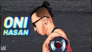 Oni Hasan cartoon portrait [Cyborg Edition] , SpeedArt vector using Adobe Illustrator CC