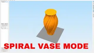 ▼ 3D Printing in spiral VASE mode