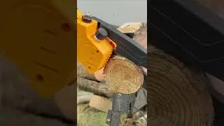 How to cut wood with a chainsaw? #amazon #chainsaw #cutting jobs