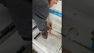 How to Cut Holes in Vanity Cabinets - #shorts #homerepairtutor