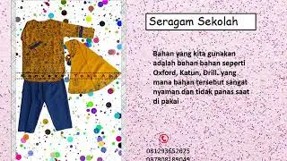 konveksi pakaian seragam sekolah TK PAUD Di Tangerang