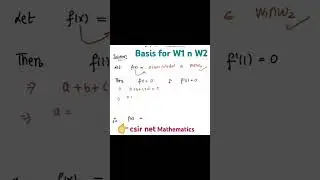 Basis and Dimension important questions 