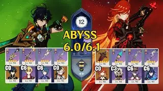 C0 Kinich Burgeon & C0 Mavuika Overload | Spiral Abyss 6.0/6.1 | Genshin Impact 【原神】