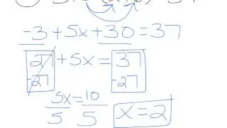 Multi-Step Equations Practice