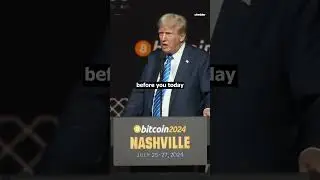 Trump speaks at world’s largest bitcoin conference