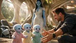 The Alien Queen Installed Cameras for Her Paralyzed Triplets Then the Human Janitor Shocked Everyone