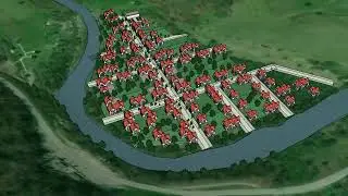 Эскиз Проект Поселения на реке Тара, север Черногории.