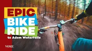 EPIC BIKE RIDE to Adom Waterfall