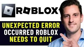 HOW TO FIX AN UNEXPECTED ERROR OCCURRED AND ROBLOX NEEDS TO QUIT (2024)