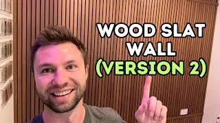 DIY Wood Slat Wall - Using Wood Veneer Hub Panels