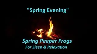 Spring Evening - feat. Spring Peeper Frogs with music by Glenn Hubert