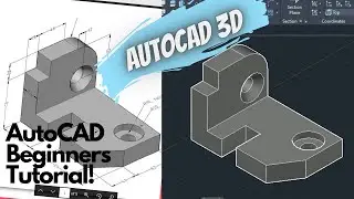 AutoCAD 3D Tutorial For Beginners | How to make 3D objects on AutoCAD | AutoCAD Basics!