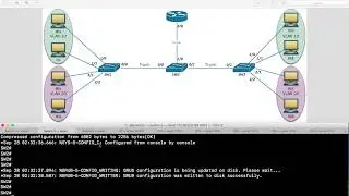 08-Implementing VLANs and Trunks (Inter-VLAN Routing on a Stick)