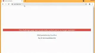 This challenge Page was accidentally cached || issue solve