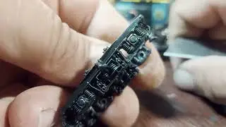 головной вагон эр2. modimio. установка металлических колёс.