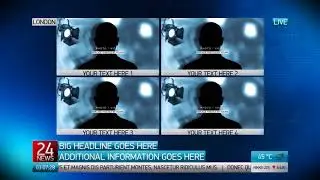 Broadcast Lower Third Package 1   After Effects Template