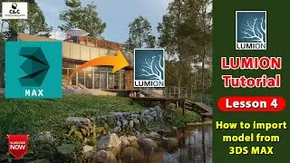 4. How to import Model From 3DS MAX in Lumion || 3DS MAX to Lumion || Lumion Tutorial in Hindi