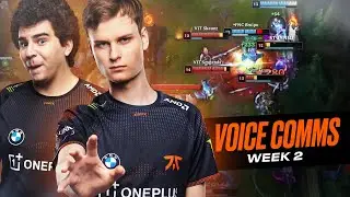 'OMG I MISCLICKED TWITCH! | Fnatic Voice Comms - LEC Spring (Week 2)