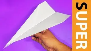 Jak zrobić najszybszy samolot z papieru • Kandydat na rekord świata • Papierowy samolot Diy