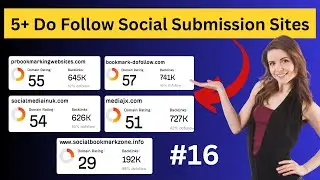 How to Create Social Bookmarking Backlinks | 5+ Do Follow High DA PA Do Follow Social Submission