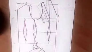 Выкройка цельнокройного купальника.