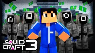 ROUND 6 NO MINECRAFT VALENDO 100 MIL DÓLARES! - SQUID CRAFT 3