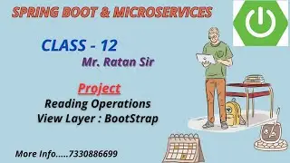 Spring Boot & Microservices || class-12 || MVC PROJECT class-2|| Mr. RATAN SIR || LIKE COMM SUBSCRI