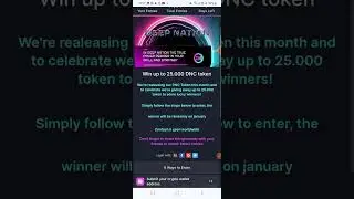 Claim DNC Tokens just in 9 Days