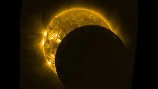 Proba-2 sees three partial solar eclipses