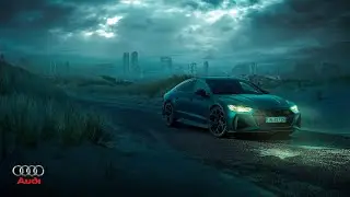 🚘 Audi Ads Photo Manipulation - Speed ArtPhotoshop