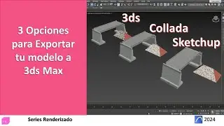 #archicad  3 Opciones para exportar tu modelo a 3dsMax