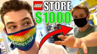 I Spent $1,000 At The LEGO Store & A CREEPY Fan STALKED Me!