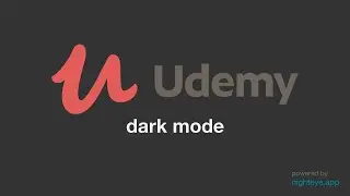 Udemy dark mode - how to enable it and study effectively