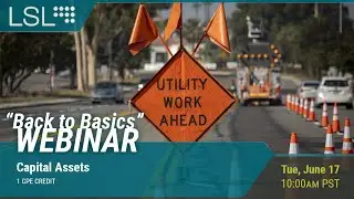 Back to Basics | Capital Assets