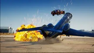 GTA 5 -- THE. BEST. EMERGENCY. LANDING. PLANE. CRASHES. EVER (PART 5)