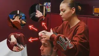 THE MOST Relaxing ASMR Haircut You Can Imagine 💈 Lady Barber Olya