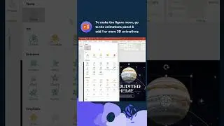 Insert and animate 3D models in PowerPoint #shorts