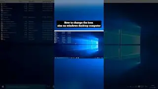 How to change the icon size on windows desktop in computer || View By in Desktop Icons 