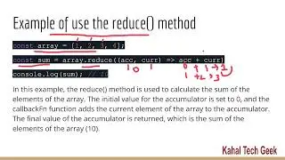 Javascript : Reduce method of an array #javascript #arrayreduce #coding #learn #learnjavascript #top
