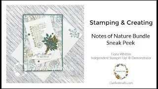 Stamping & Creating with Notes of Nature