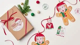Put Your Face On It! Christmas Party Fun Face - Custom Party Decor Idea | Big Dot of Happiness