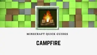How to make a Campfire in Minecraft