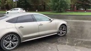 Спортивный выхлоп на Audi A7 3.0 Kompressor